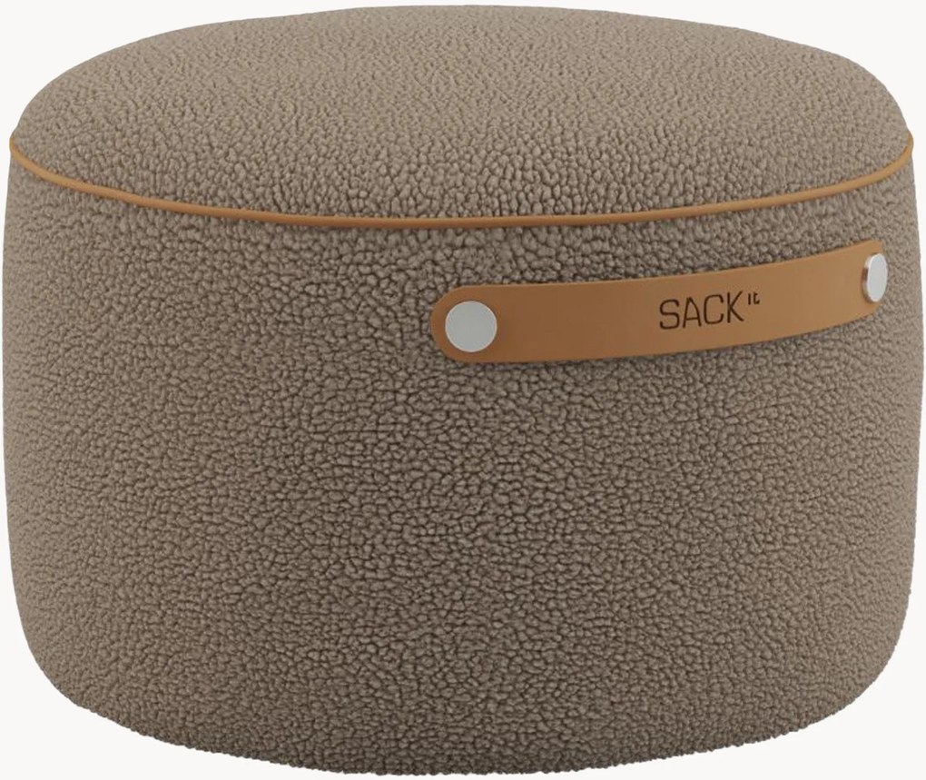 Podnožka z plyšového buklé SACKit