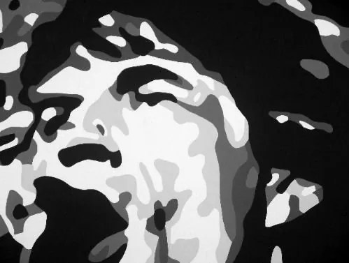 Ručne maľovaný POP Art obraz Mick Jagger | rôzne rozmery