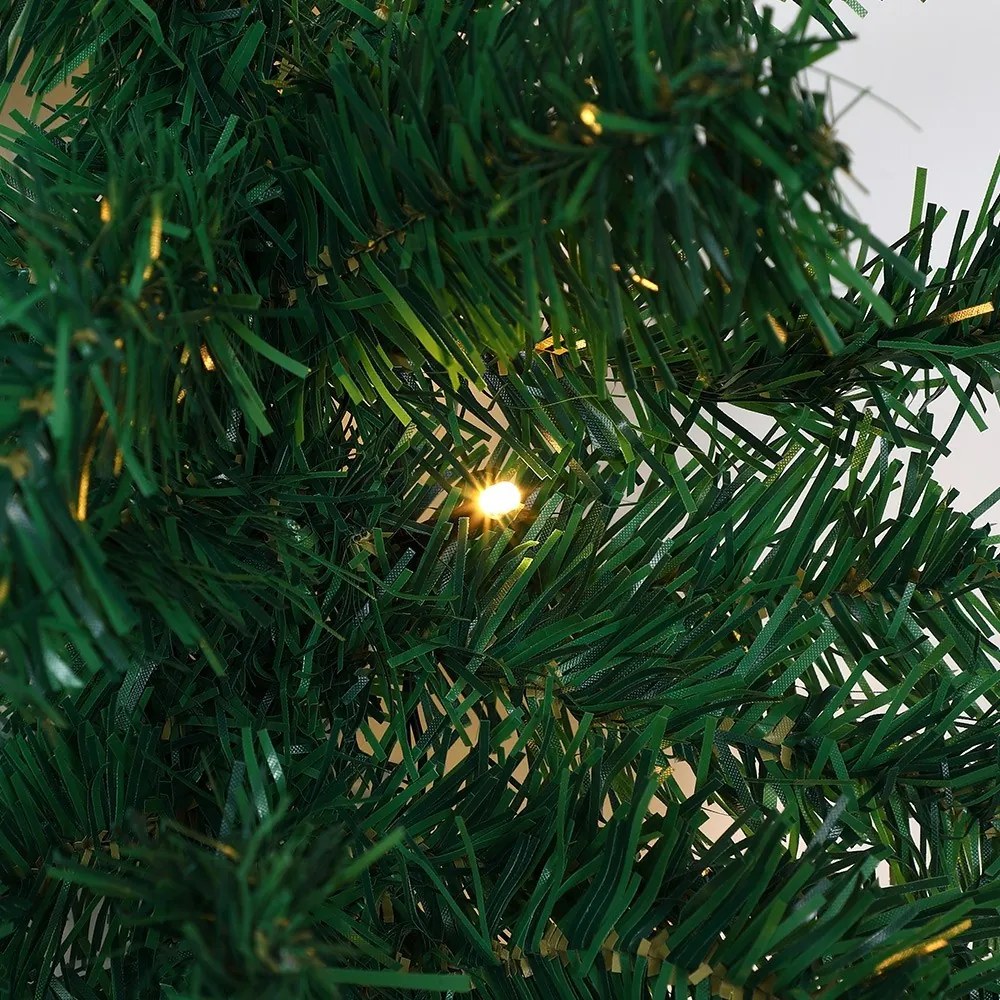 Světelný vánoční LED řetez Merry Christmas 5 m zelený