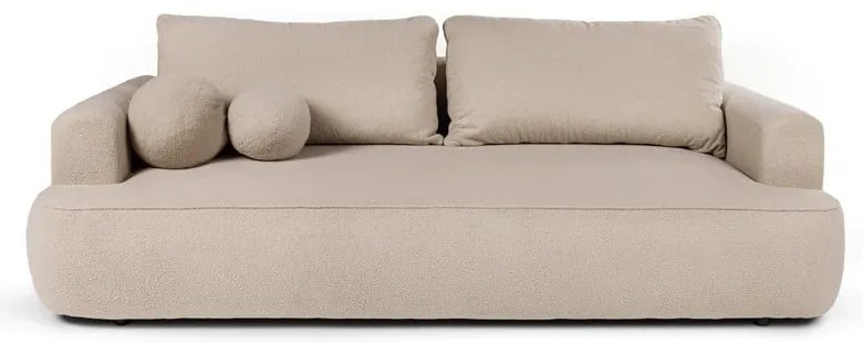 Béžová rozkladacia pohovka z textílie buklé 247 cm Quinoa – Bonami Selection