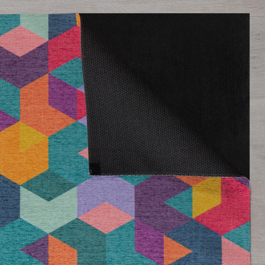 Flair Rugs, Kusový koberec Match Axel Geo Multi, 120x170, viacfarebná, chodba / predsieň