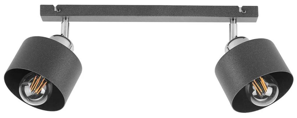 Bodové svietidlo Panta, 2x kovové tienidlo (mix 3 farieb), (výber z 3 farieb konštrukcie), ch
