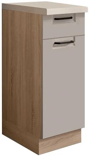 Skrinka do kuchyne Favorit 1d Sonoma/Latte