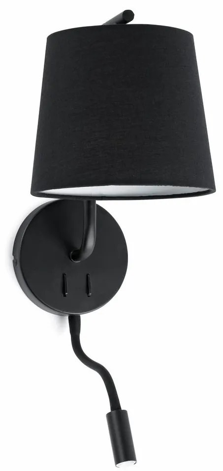 FARO 29330 - LED Nástenná lampička BERNI 1xE27/20W/230V + 1xLED/3W