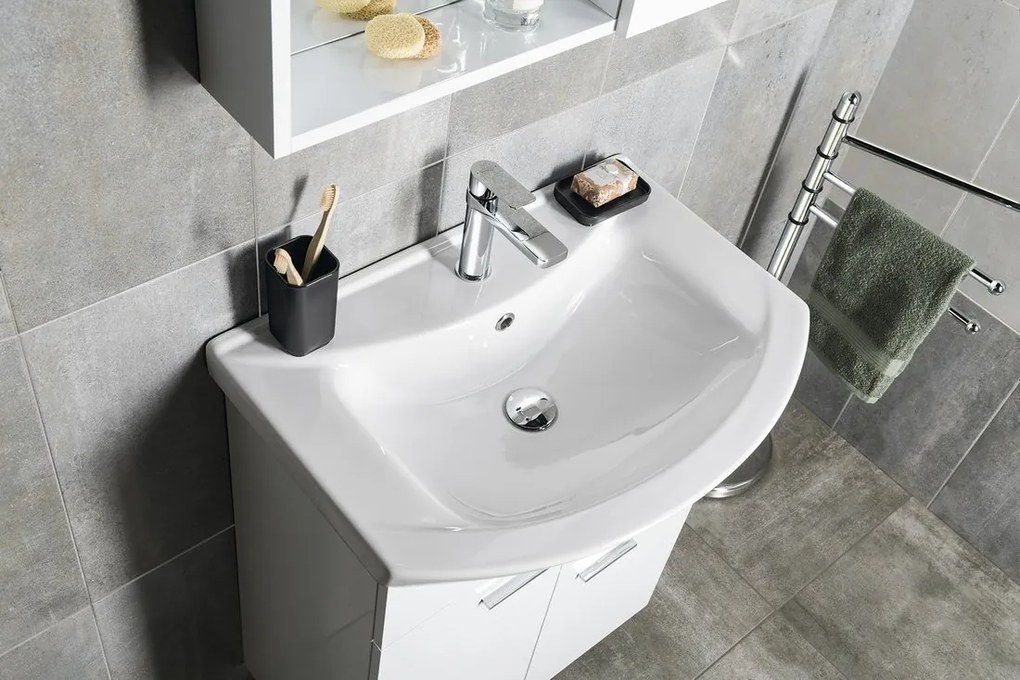 Aqualine Aqualine, ZERO keramické umývadlo nábytkové 65x46cm, biela, 6065