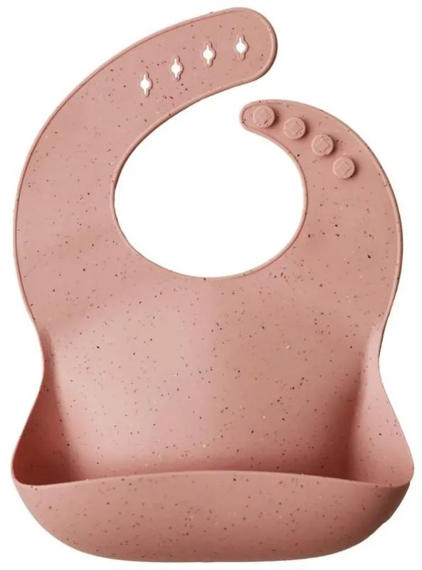 Mushie silikónový podbradník Farba: sand terazzo