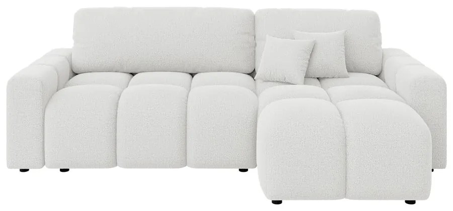 Biela rozkladacia rohová pohovka (variabilná) Luki – Ropez