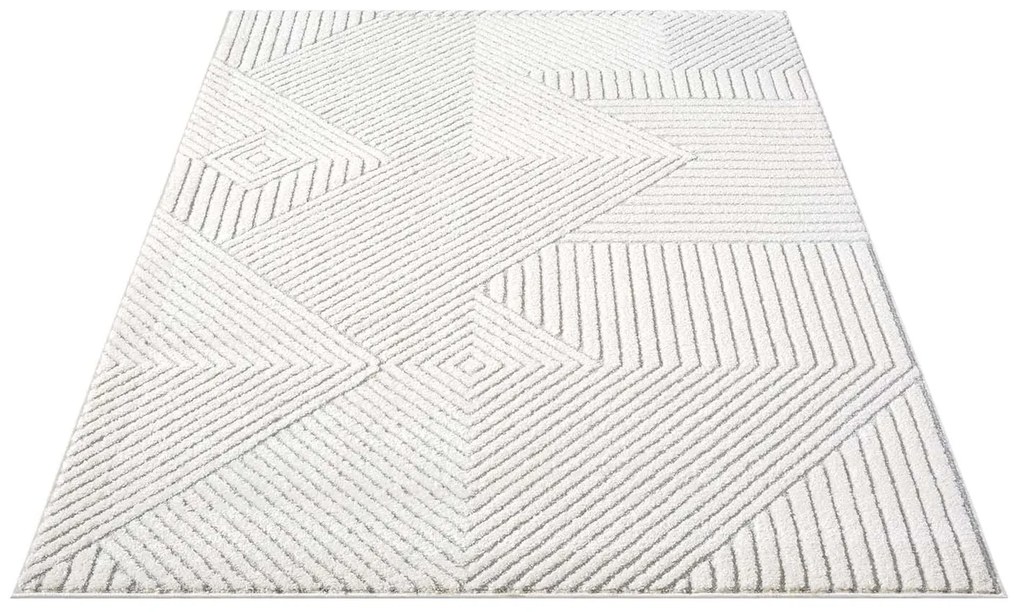 Dekorstudio Moderný koberec LOUNGE 0632 - sivý Rozmer koberca: 200x290cm
