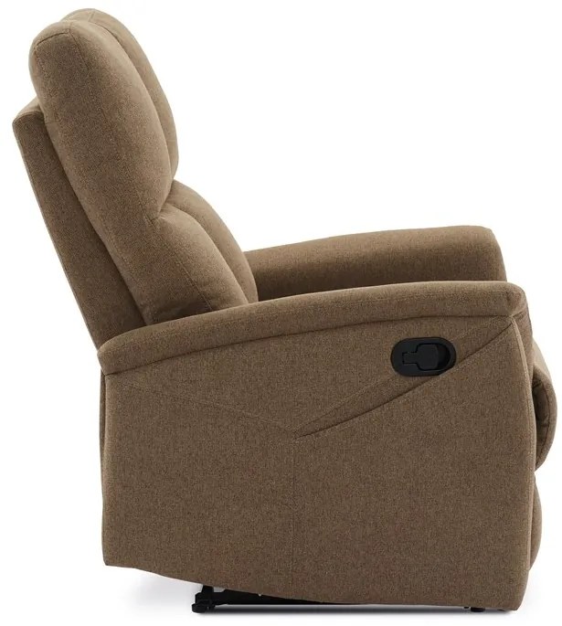 Autronic BONTEC Polohovacie kreslo, hnedá, látka, TV-916 BR2 Farba: Hnedá