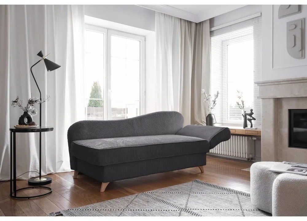 Sivá menčestrová leňoška (pravý roh) Chic Charlotte – Miuform