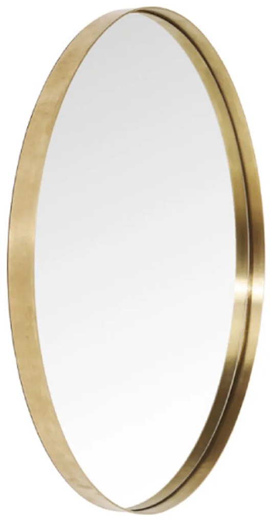 Elegant zrkadlo zlaté Ø100 cm