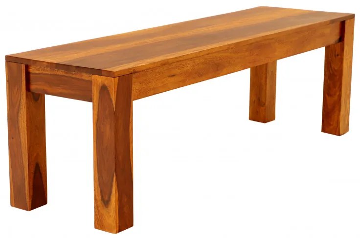 Lavica Gani 175x45 z indického masívu palisander Svetlomedová