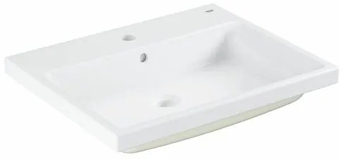 Zápustné umývadlo GROHE Cube 60,5x49 cm, otvor pre batériu uprostred 3947900H, 1 ks