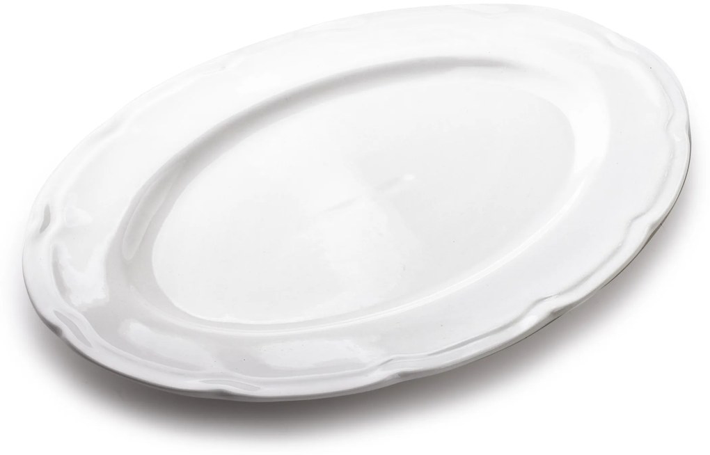 Oválný porcelánový podnos HELLA 30x21 cm bílý