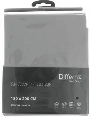 Záves sprchový 180x200 cm sivý