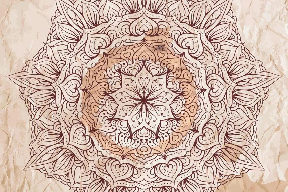 Samolepiaca tapeta jemná abstrakcia kvetu