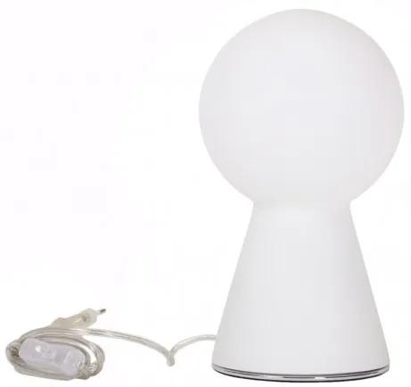 IDEAL LUX Stolová / stojacia lampa BIRILLO, biela, 22cm