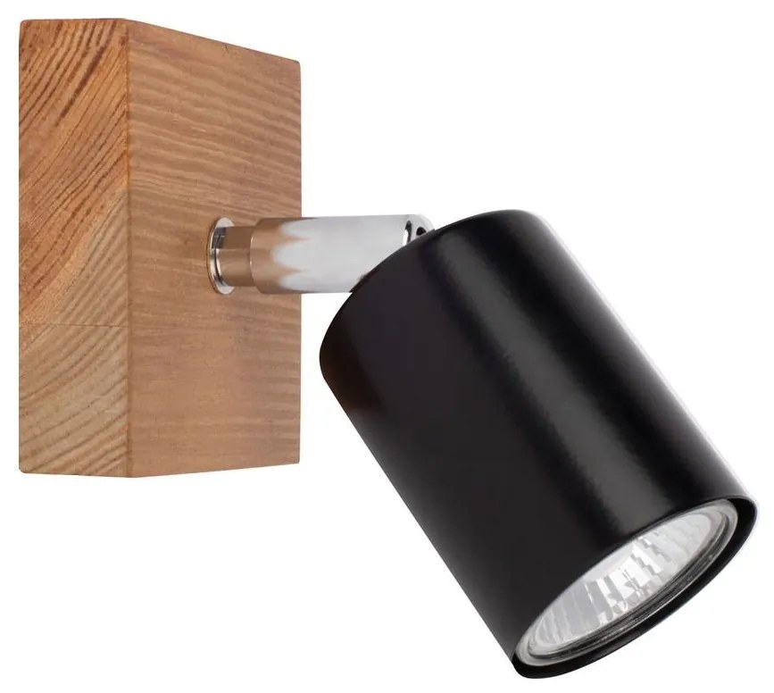 Spot-Light DO2910151 - Nástenné bodové svietidlo MANARA 1xGU10/5W/230V borovica