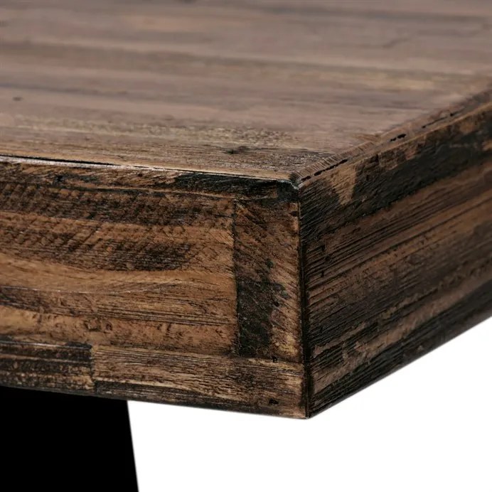 Autronic BONTEC Konferenčný stolík 130x70cm, masív, old wood, AHG-534 PINE Farba: Hnedá