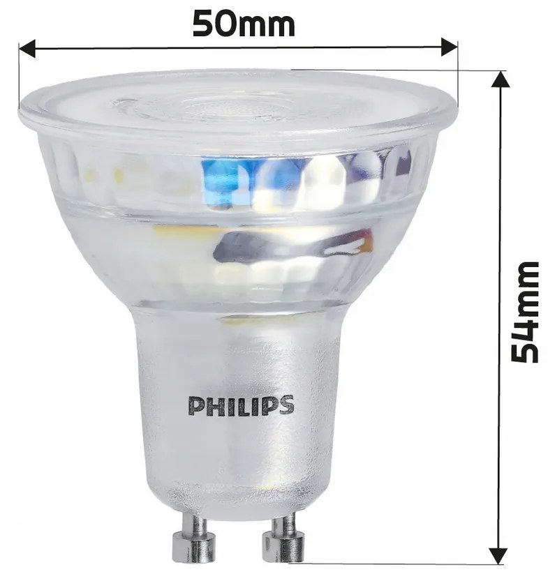 LED žiarovka Philips GU10 - 3,5 W - 255Lm - teplá biela 2700K - CorePro Premium