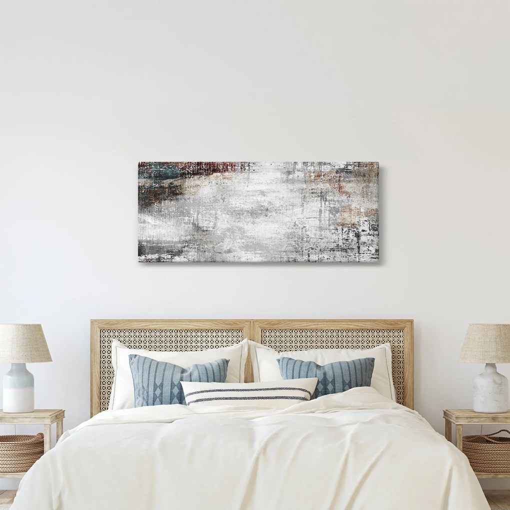 Obraz - Abstraktné textúrované plátno (120x50 cm)