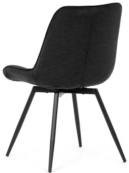 Autronic BONTEC Jedálenská stolička, čierna, látka, HC-T1130 BK2 Farba: Šedá