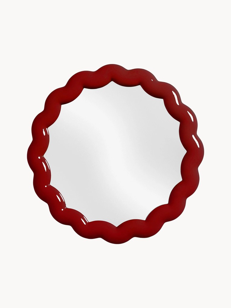 Okrúhle nástenné zrkadlo Zigzag