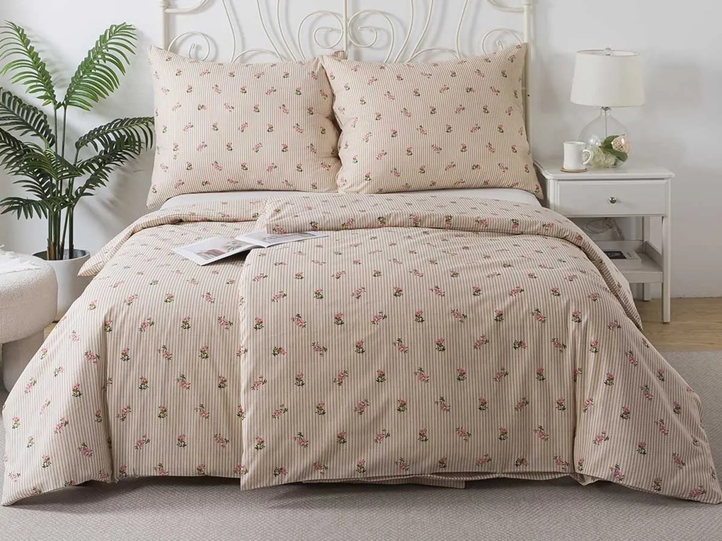 XPOSE® Bavlnené Renforcé obliečky RUŽIČKY