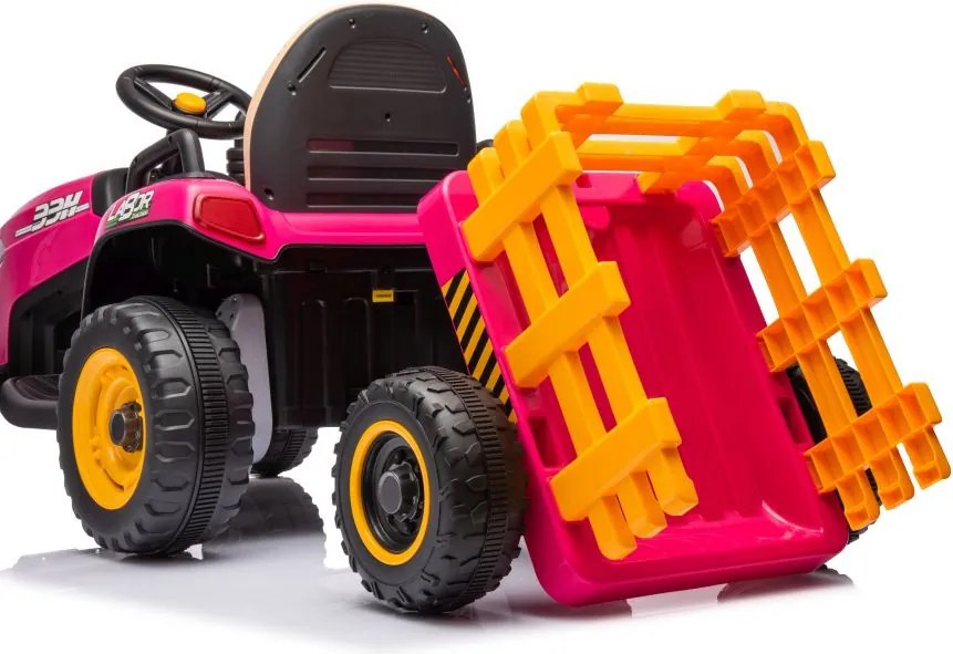 LEAN CARS Elektrický traktor BBH-030 ružový