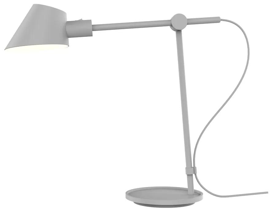 NORDLUX STAY moderná stolová lampa na čítanie, 1xE27, 60W, sivá
