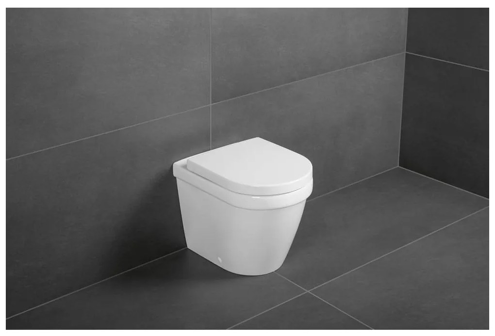 Villeroy & Boch ARCHITECTURA - Záchodové sedátko s poklopom, biela alpin 98M9D101