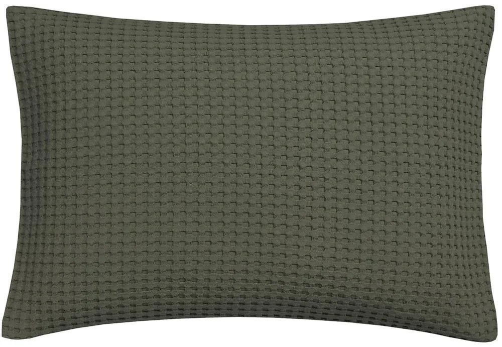 Vandyck Luxusná obliečka na vankúš Home Piqué waffle 40x55cm Earth green