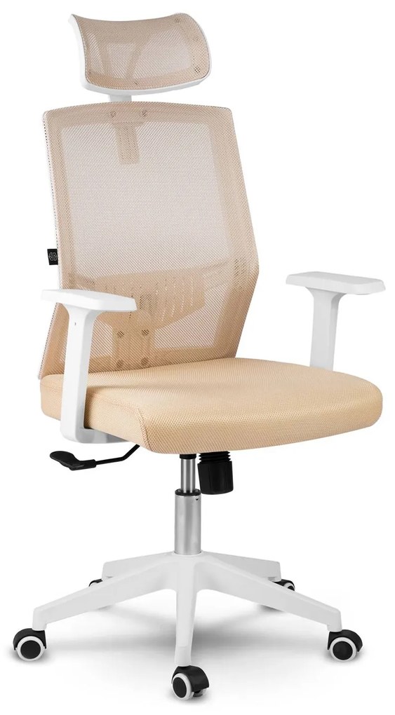 Kancelárska stolička z mikrosieťoviny Sofotel Rotar 240102- béžová