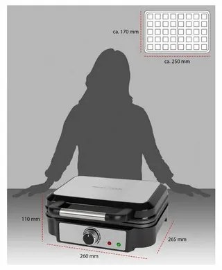 ProfiCook PC-WA 1240 vaflovač