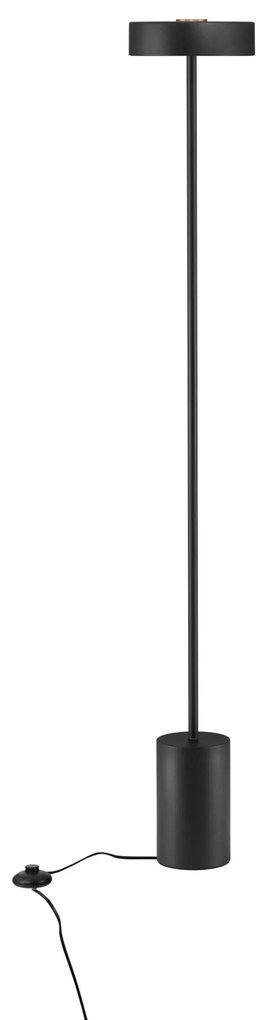 LED čierna stojaca lampa Thea