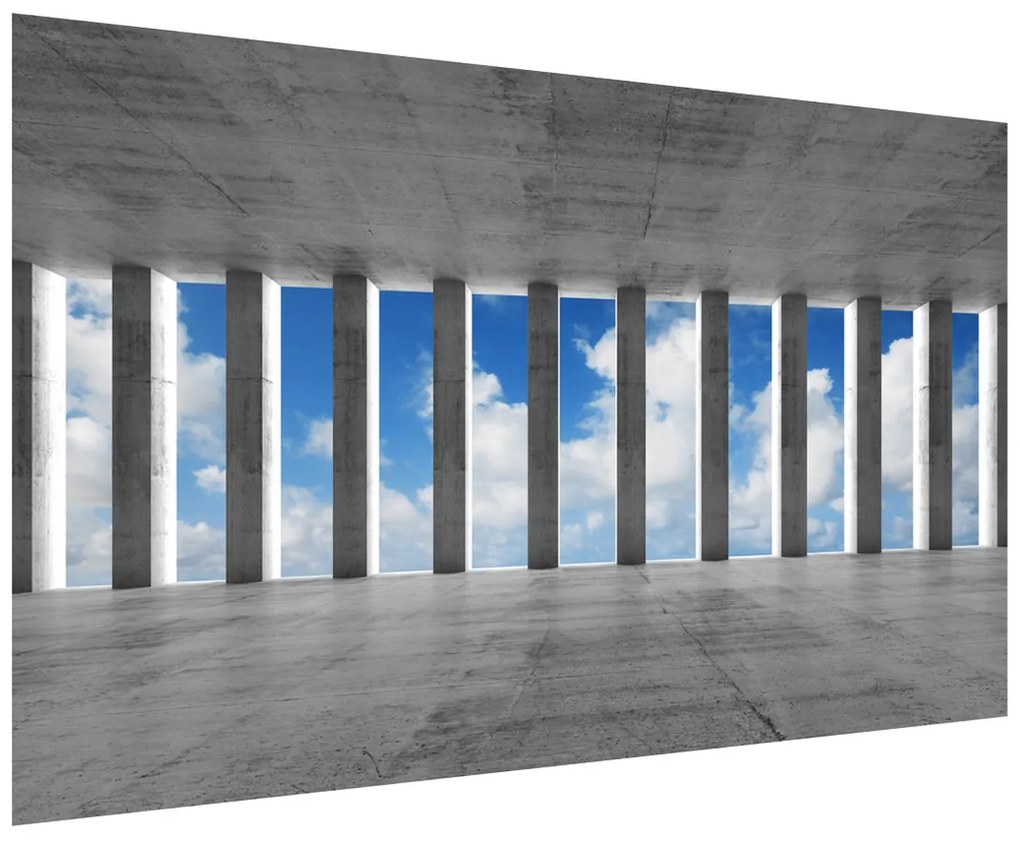 Gario Fototapeta Betónové stĺpy a nebo Veľkosť: 200 x 135 cm, Materiál: Vliesová