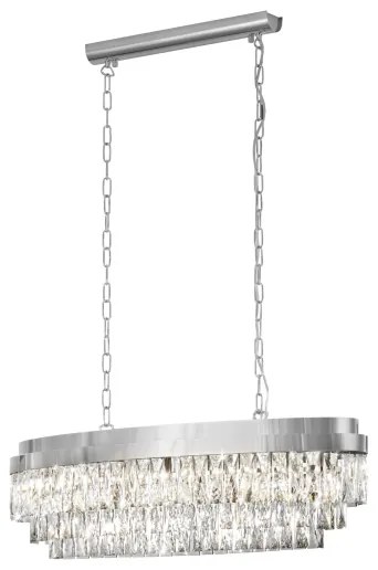 Eglo 39494 - Luster na reťazi VALPARAISO 10xE14/40W/230V lesklý chróm