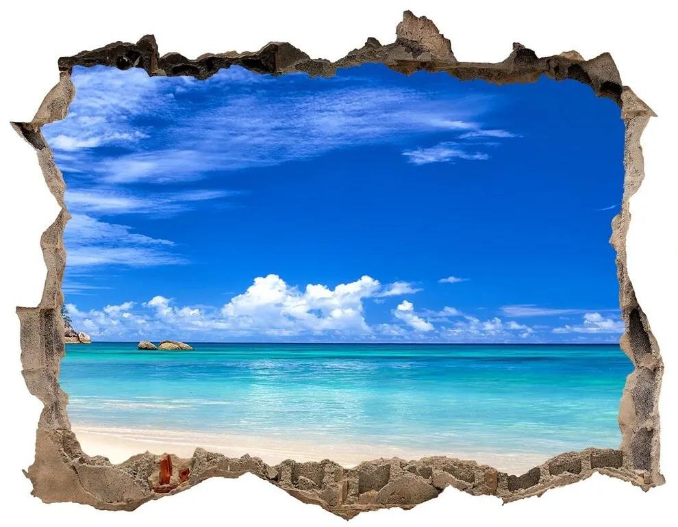 Nálepka fototapeta 3D výhled Tropické pláže nd-k-72192051