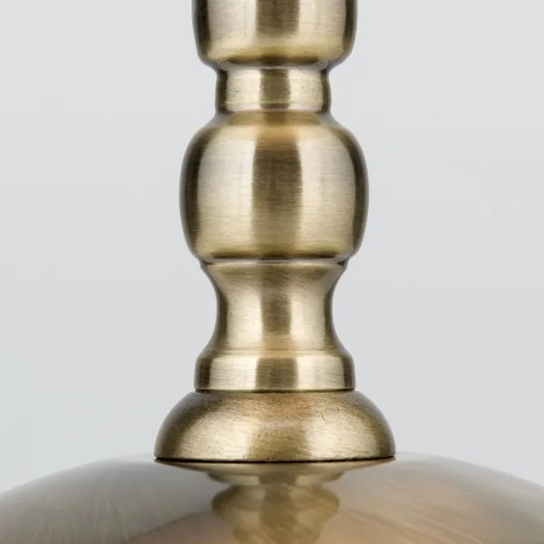 Orion LA 4-1084/1 - Stolná lampa TONIA 1xE27/60W/230V pr. 25 cm biela/bronz