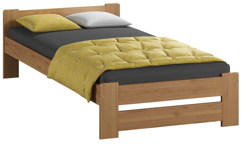 Vyvýšená masívna posteľ Euro 80x200 cm Dub