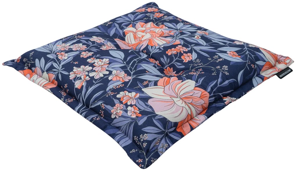 Podsedák na stoličku MADISON MAXIME INDIGO 50x50 cm, modrý