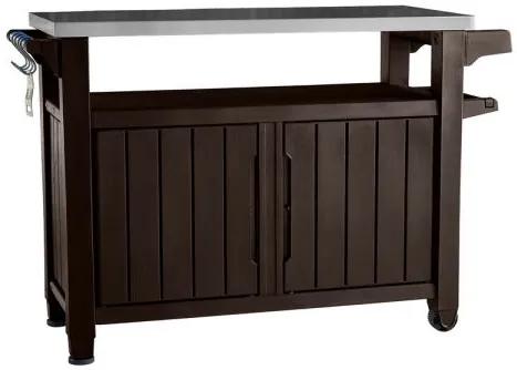 InternetovaZahrada - Záhradný stôl UNITY XL 207L - hnedý