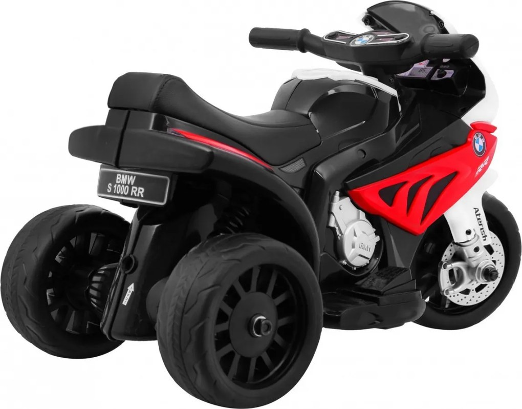Ramiz BMW S1000 RR Mini detský motocykel na batérie červený + 3 kolieska + zvuky + LED