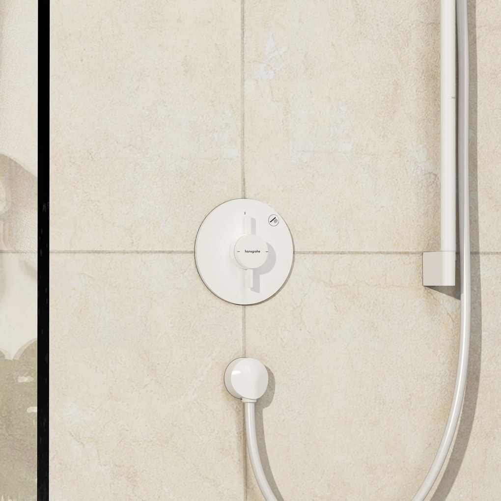 Hansgrohe DuoTurn S, batéria pod omietku pre 1 spotrebič, biela matná, HAN-75618700