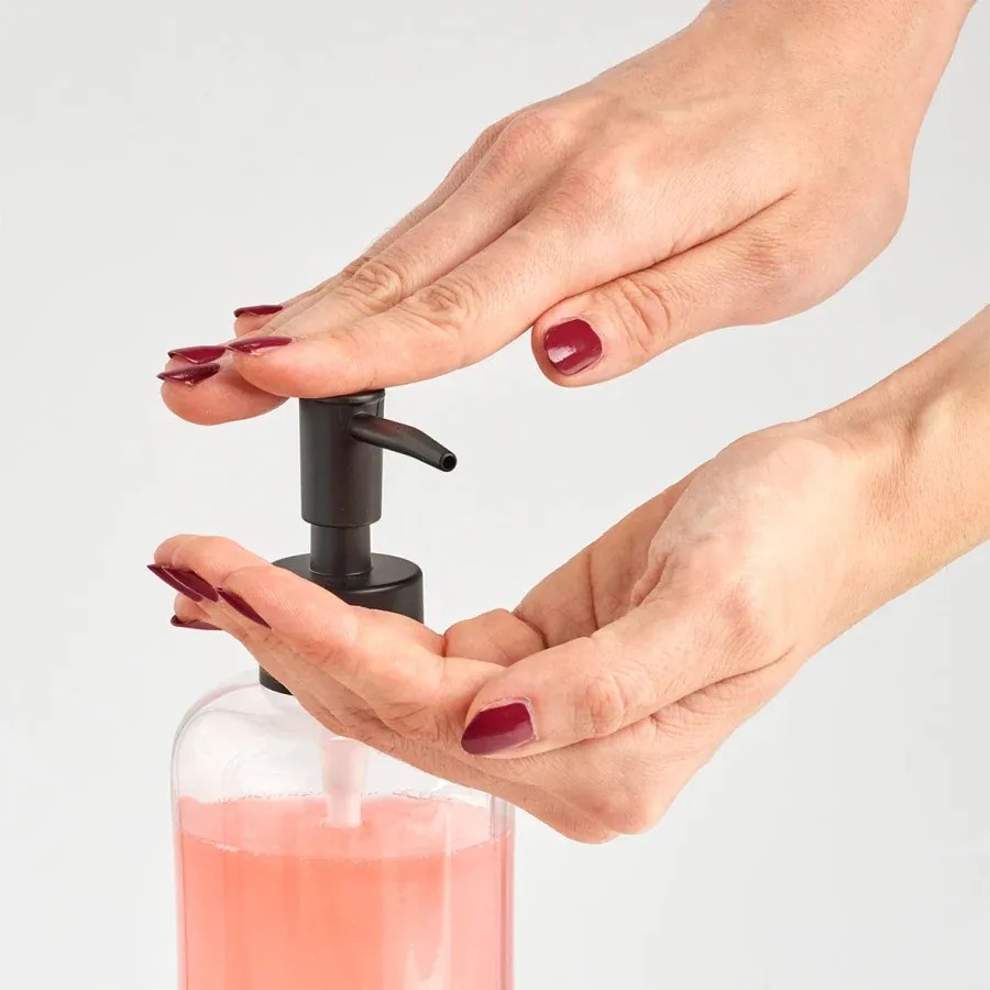 Zeller Present Sklenený dávkovač na mydlo, kozmetiku 0,4l - CLEAR