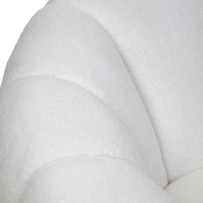 Kreslo DOUILL otočné, krémové TEDDY 869414