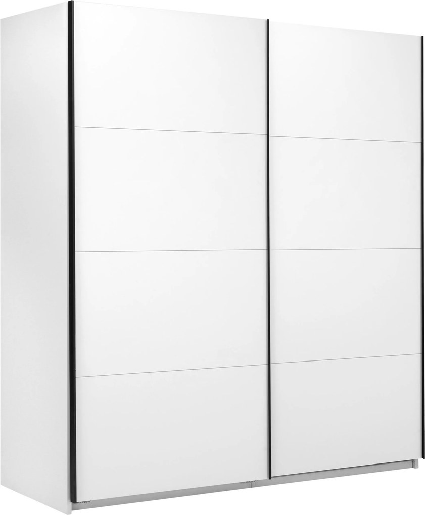 XXXLutz SKRIŇA S POSUVNÝMI DVERAMI, biela, 200/211,5/61,5 cm P & B - Skrine - 000885001203