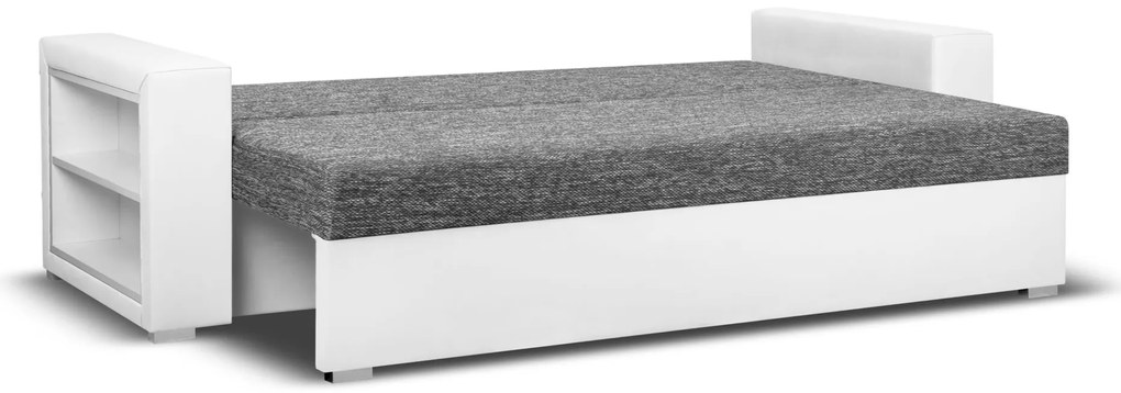 Rozkládací pohovka MILAN I Šedá/Bílá