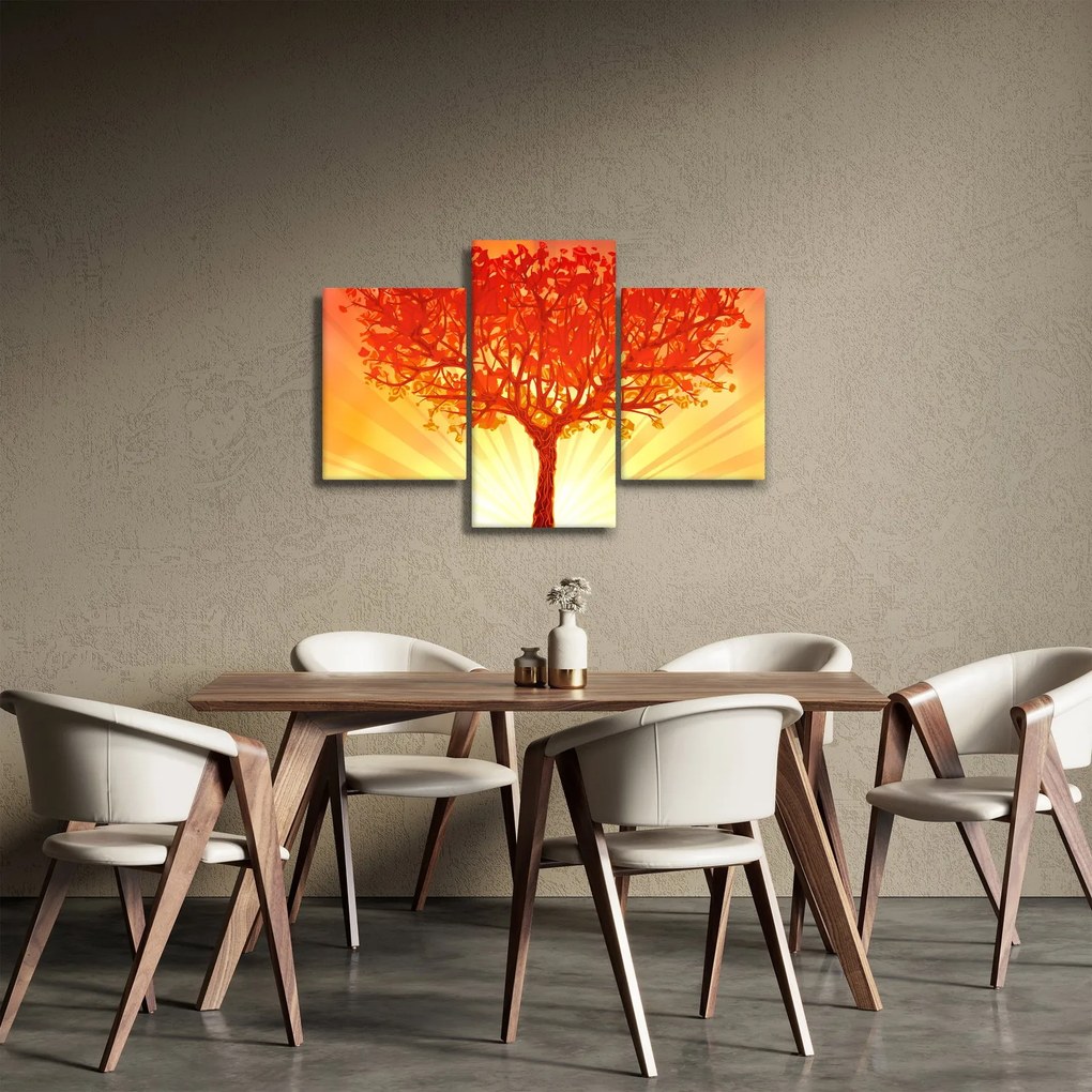 Obraz - Strom v žiari slnka (90x60 cm)