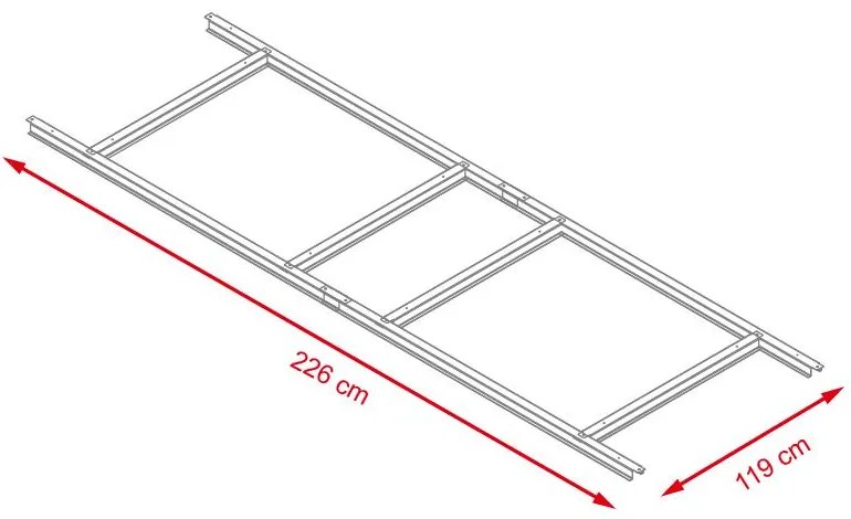 Záhradný domček na náradie Avenberg 2,36 x 1,31 m ANTRACIT SD-YX48-H154C